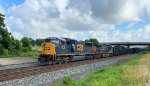 CSX 4576 leads another B157.